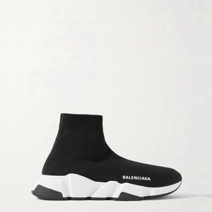 Balenciaga Speed LT logo-print stretch-knit high-top sneakers